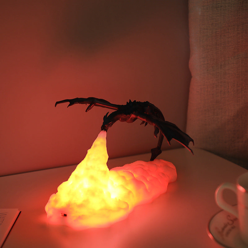 LED Dragon Firebreathing Night Light