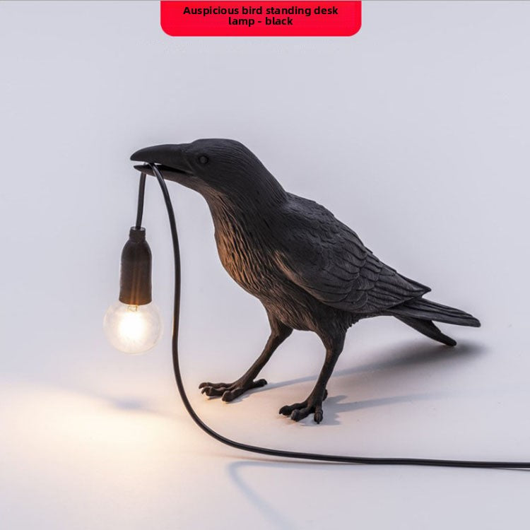Bird Resin Table Lamp