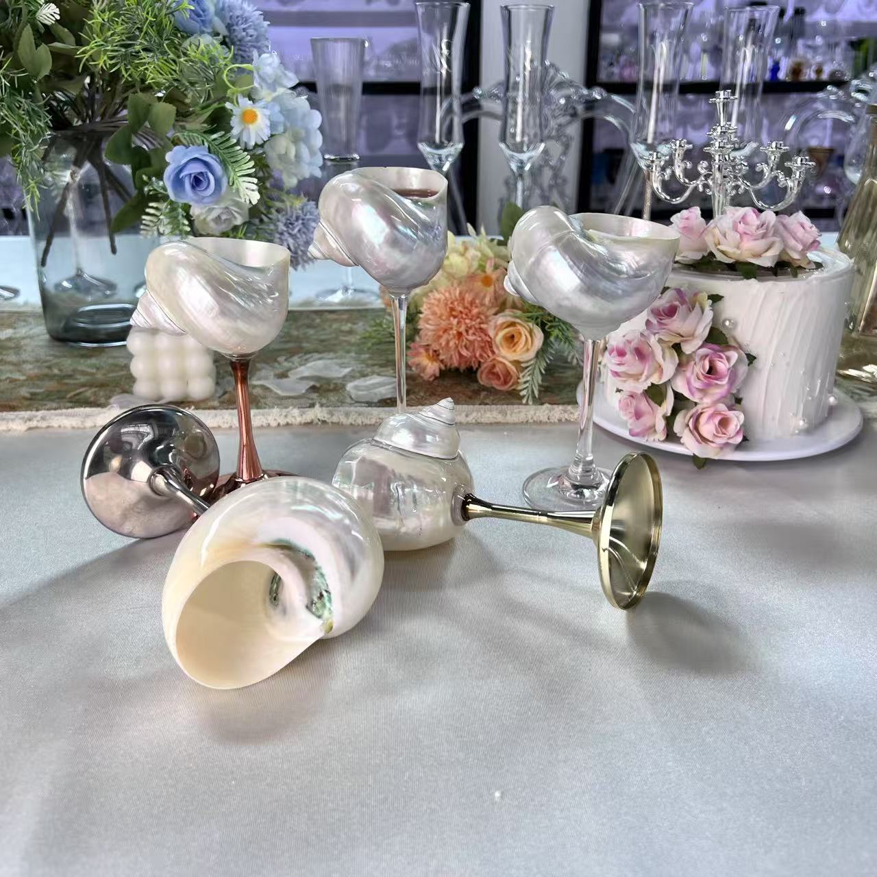 Conch Wine Glass