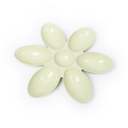 Pet Platter with Petal-Shaped Dog Bowls