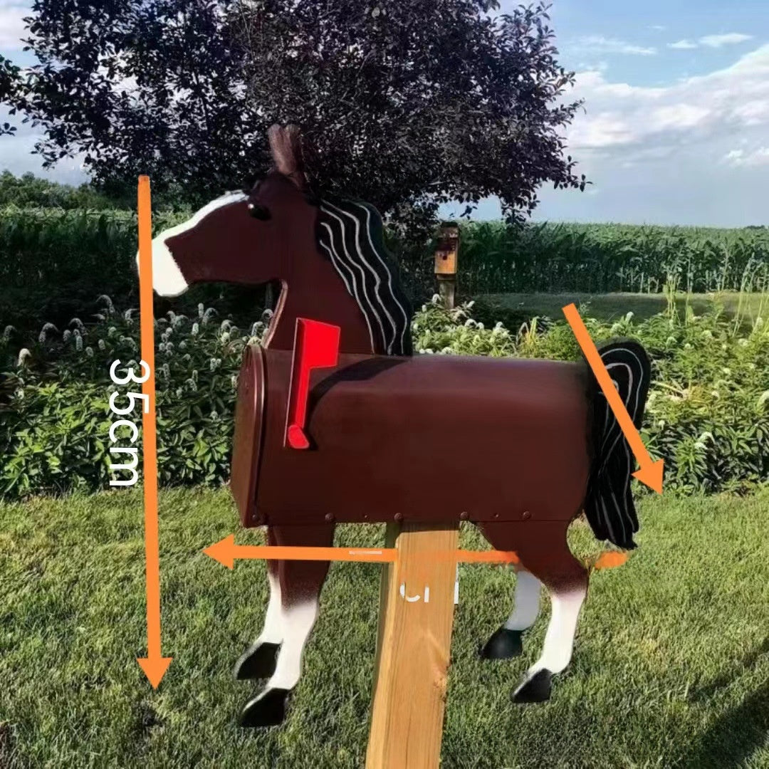 Animal Shaped Metal Mailbox