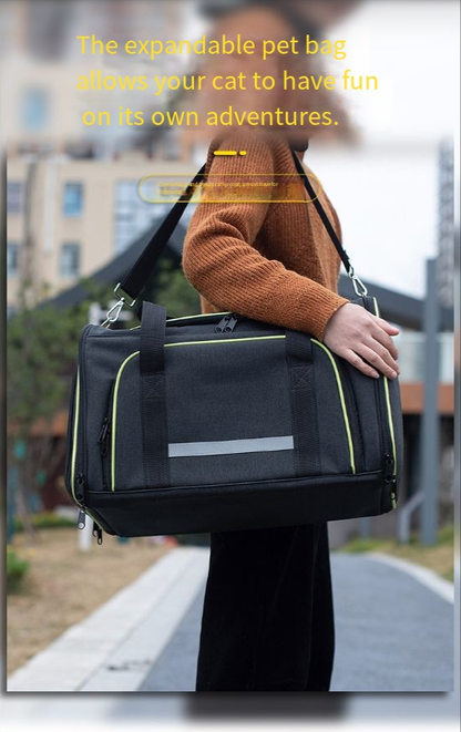 Portable One-Shoulder Folding Pet Carrier
