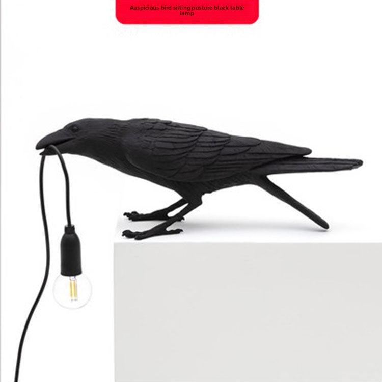 Bird Resin Table Lamp