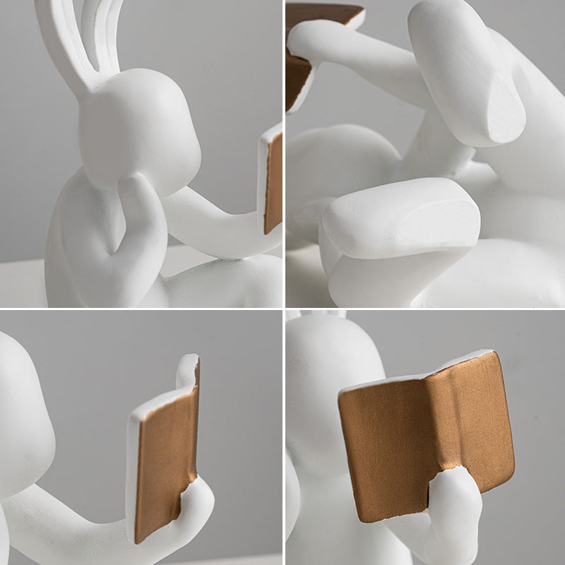 Abstract Character Book Ends