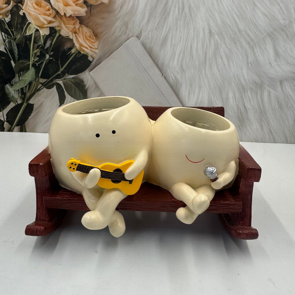 Rocking Chair Flower Pot