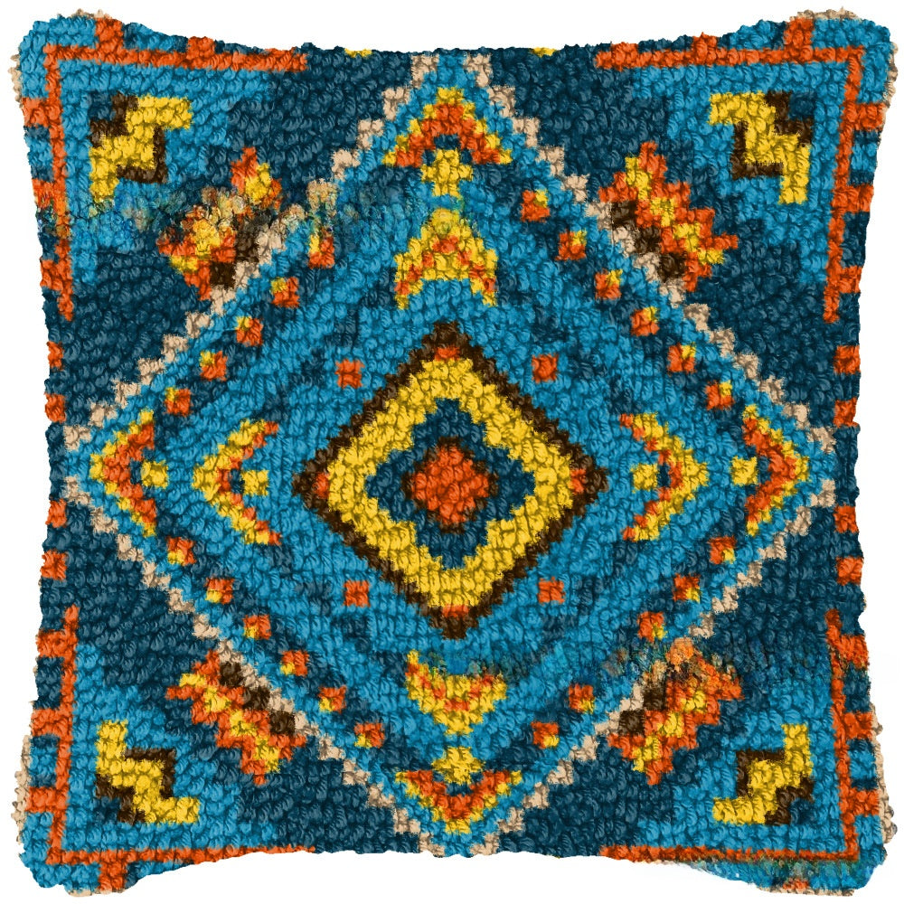 DIY Cross Stitch Pillow Embroidery Kit