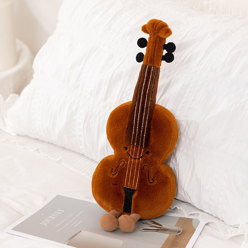 Musical Instrument Plush Doll Cushion