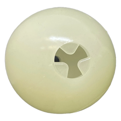 4" Glow-in-the-Dark Dog Ball - Treat Dispenser & Water Toy