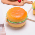 Burger-Shaped Lunch Box for Kids with Fork and Spoon
