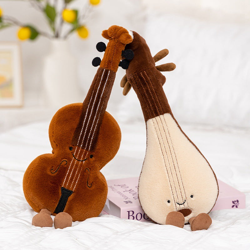 Musical Instrument Plush Doll Cushion