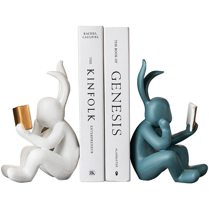 Abstract Character Book Ends