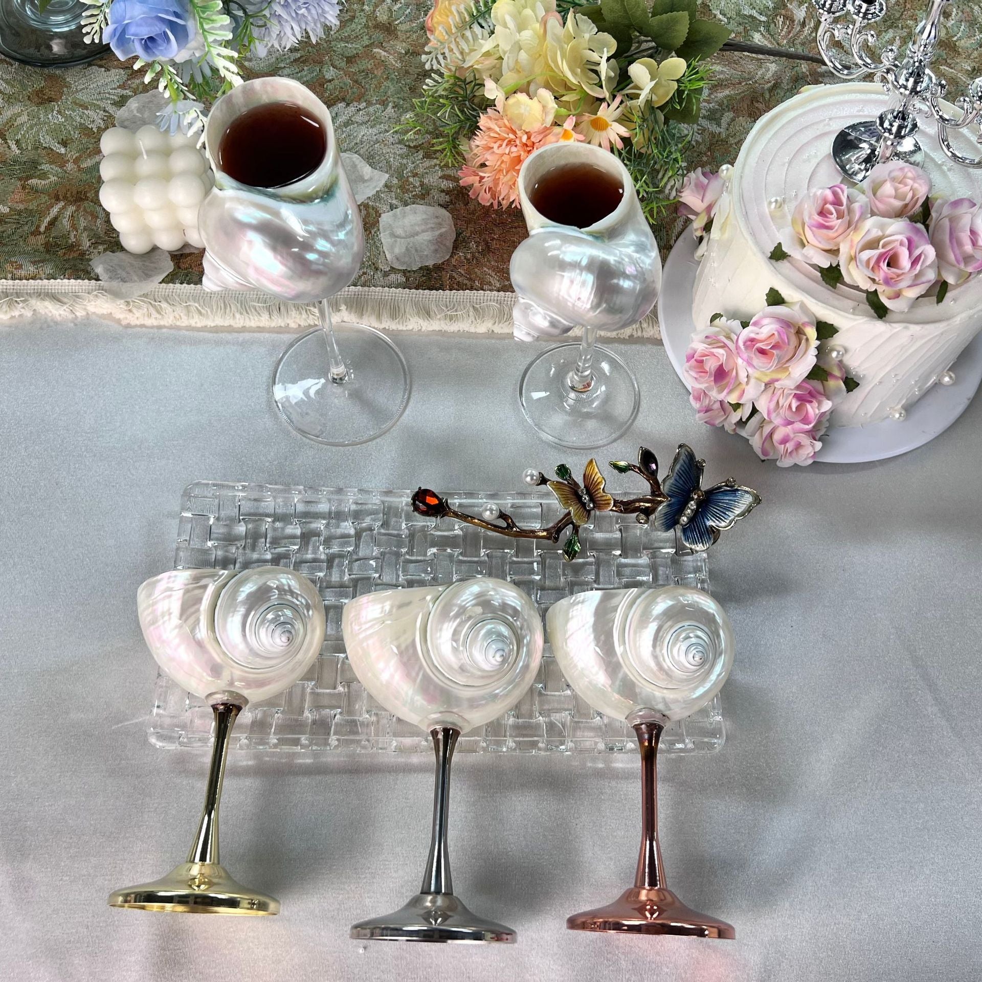 Conch Wine Glass