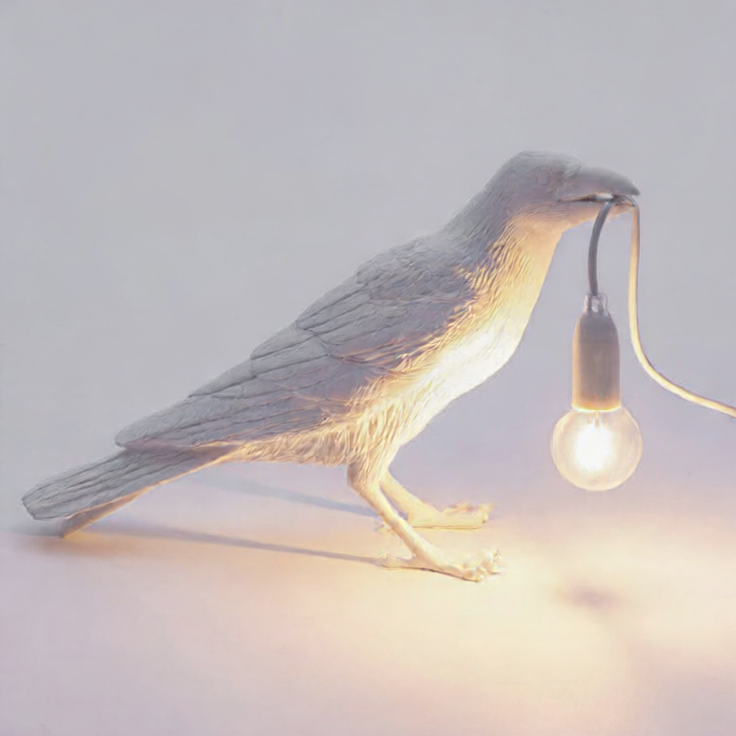 Bird Resin Table Lamp