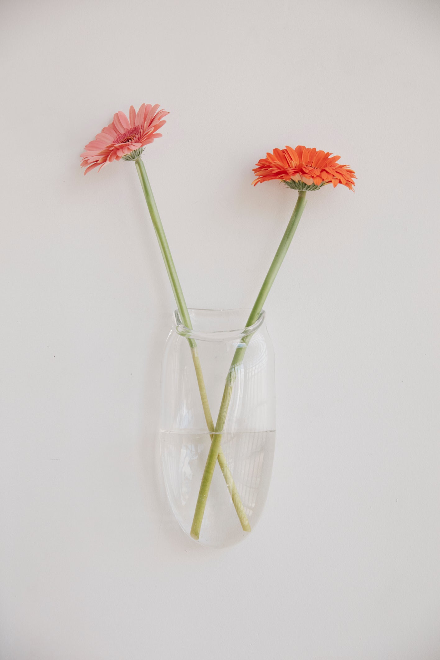 Handblown in NYC Wall Vase