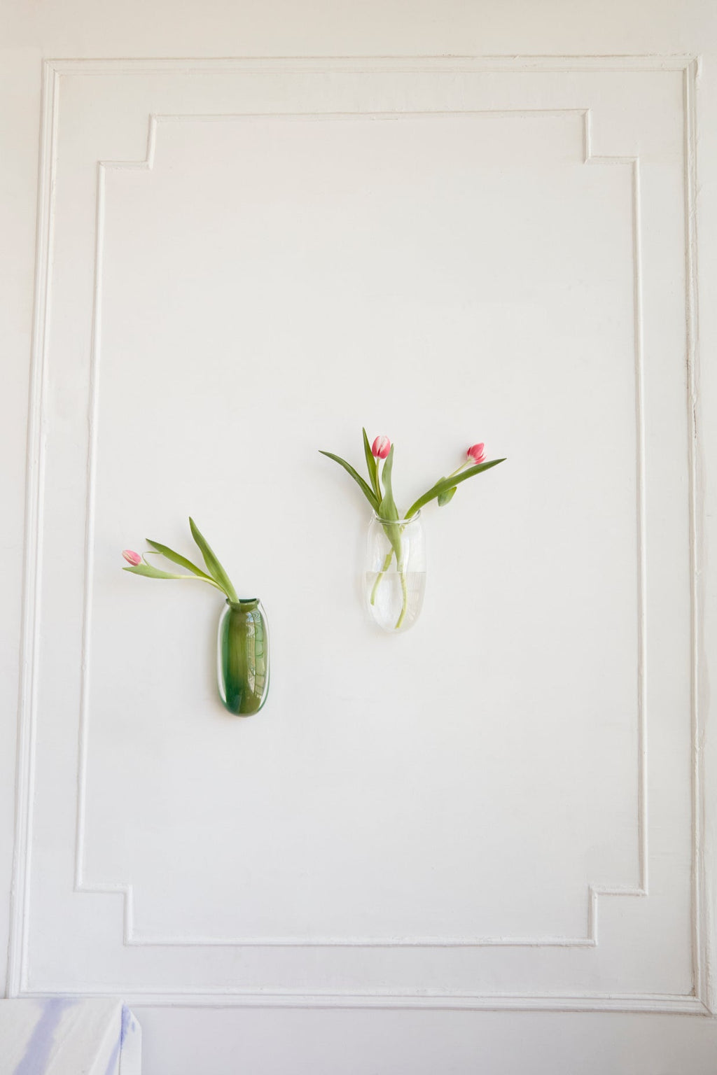 Handblown in NYC Wall Vase