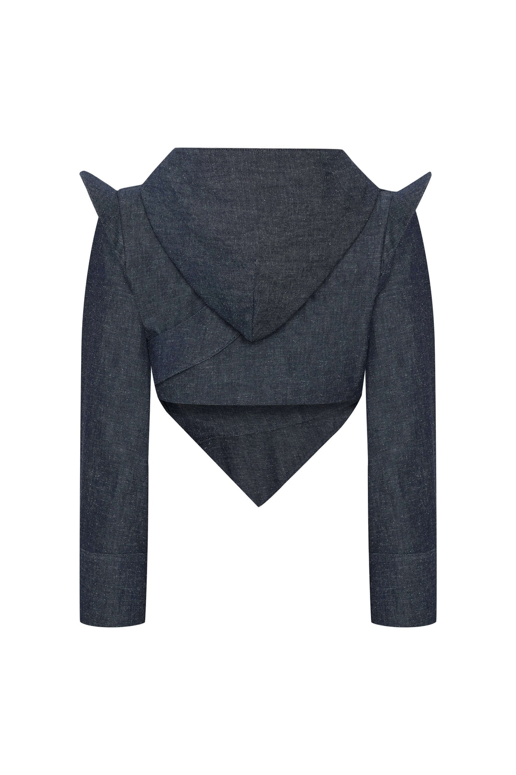 JENDUE High Frequencies Denim Jacket - Unique Cropped Style