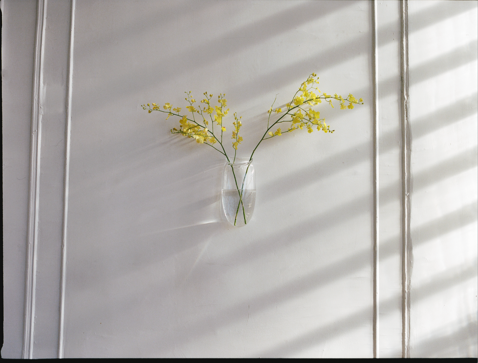 Handblown in NYC Wall Vase