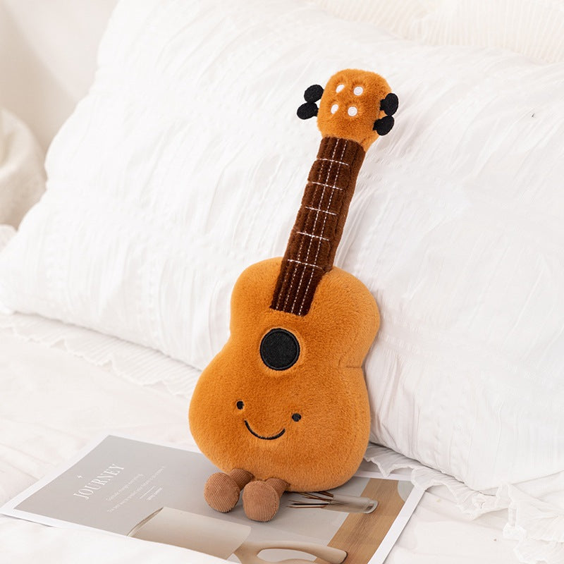 Musical Instrument Plush Doll Cushion