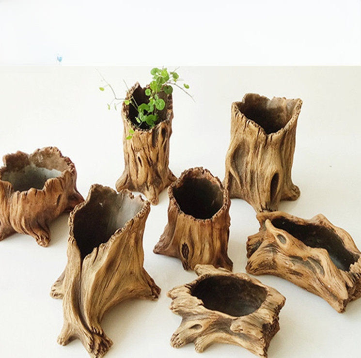 Creative Cement Succulent Plant Pot with Drainage