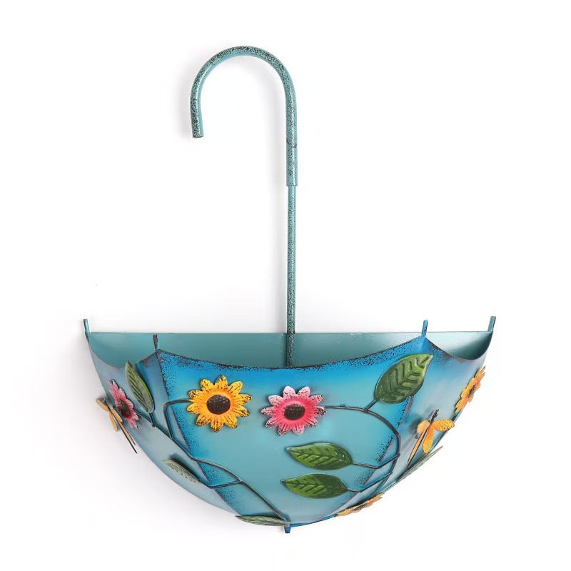 European Style Iron Wall Hanging Flower Basket